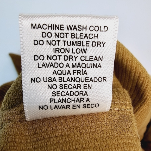 Love Tree Camel Corduroy High Waisted Paperbag Shorts NWT - Picture 5 of 5